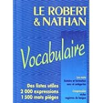 Le Robert et Nathan vocabulaire