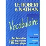 Le Robert et Nathan vocabulaire