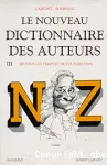 Le nouveau dictionnaire des auteurs. Tome 3. N-Z