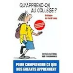 Qu'apprend-on au collège ?