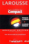 Dictionnaire compact français-allemand / allemand-français